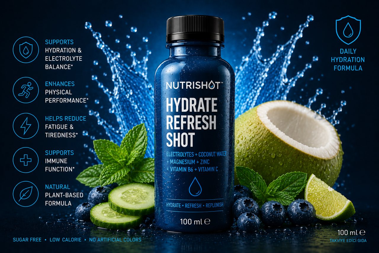Nutrishot Hydrate Refresh Shot bottle